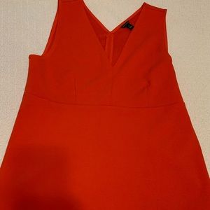 Vibrant Red Sleeveless Tank